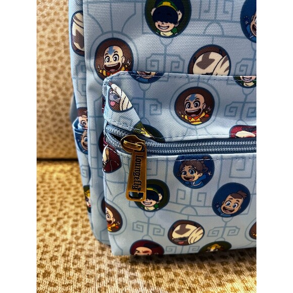 Loungefly Nickelodeon Avatar The Last Airbender Print Square Mini Backpack NEW - Picture 7 of 14